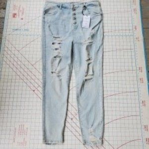 Bluenotes Super High Rise Ankle Jegging Kylie Skinny Women's Size 36 Jeans 32x26